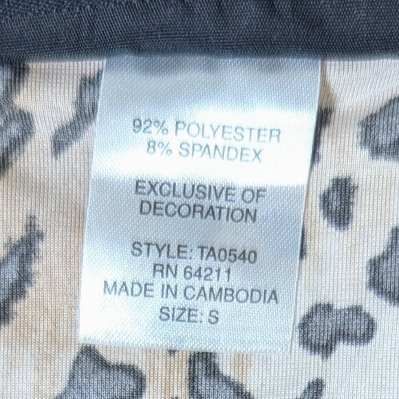 Womens‎ Size Small 2 Pc Babydoll Cami & Shorts Pajama Set Leopard Vintage Retro - Picture 11 of 16